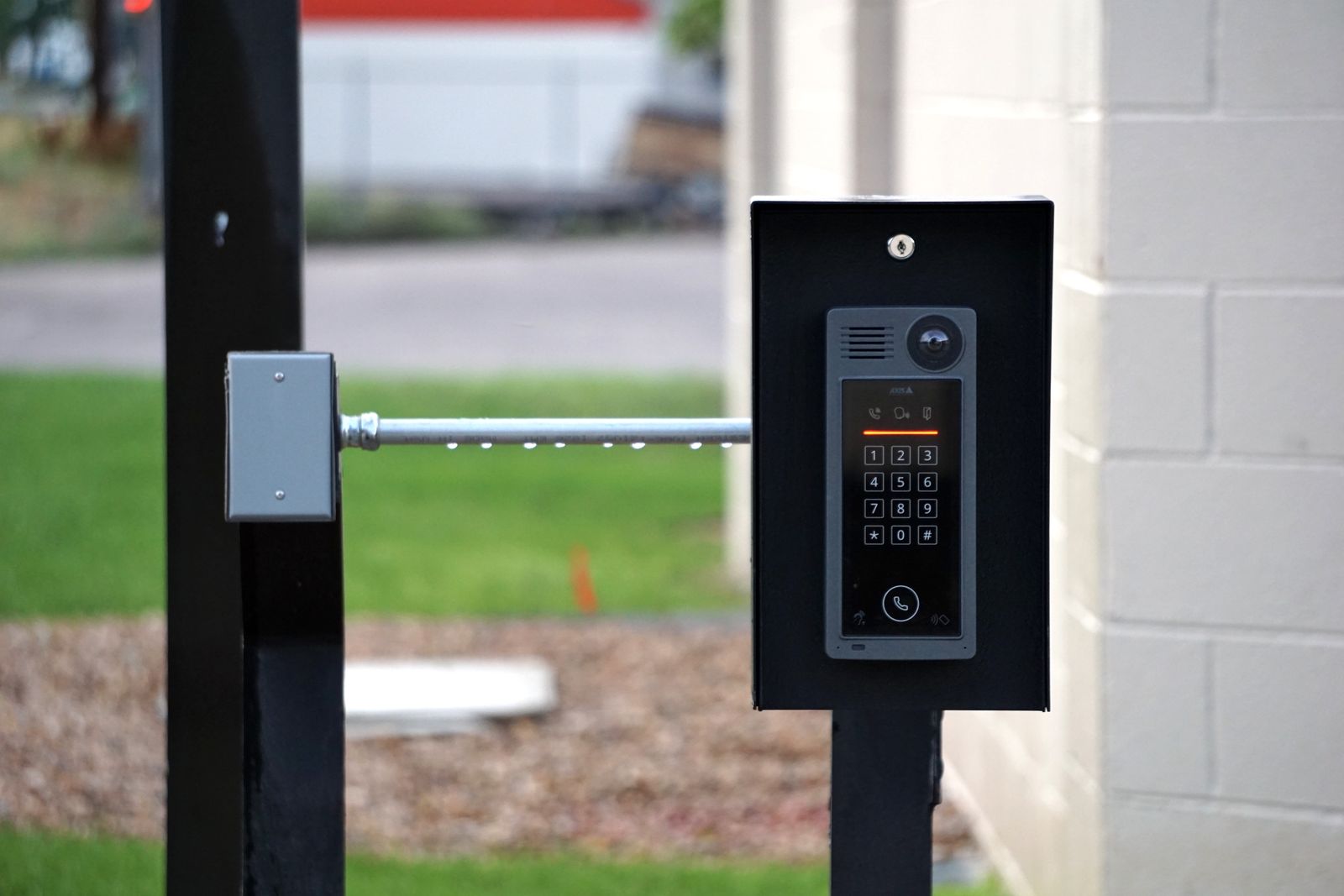 Video intercom entry system at an apartment building